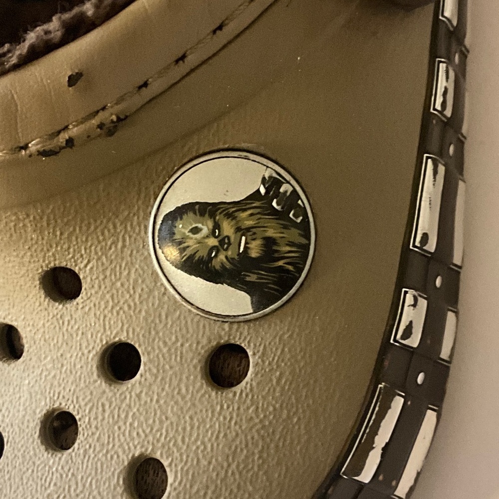 CROCS Kids Olive Slip-On Slippers - Picture 2 of 3